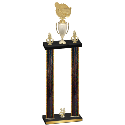 Double Black Glacier Year Tennis Trophy