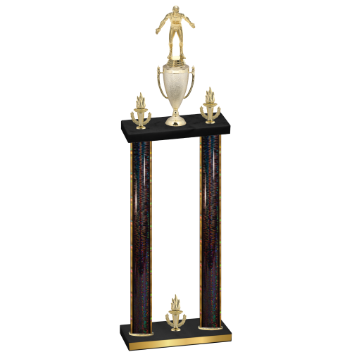 Double Black Glacier Victory Wrestling Trophy