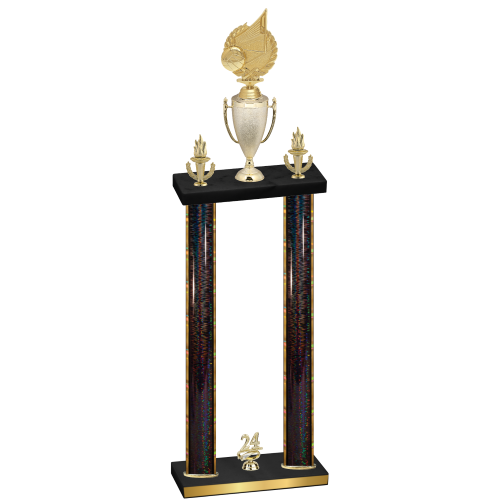 Double Black Glacier Year Volleyball Trophy