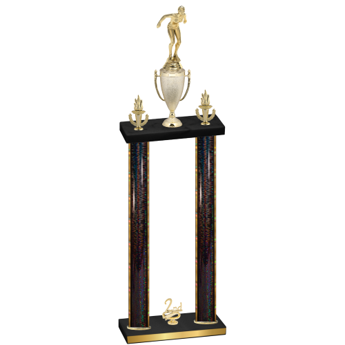 Double Black Glacier Second Place Tennis Trophy