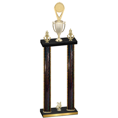 Double Black Glacier Year Insert Trophy