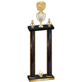 Double Black Glacier Second Place Cheerleading Trophy