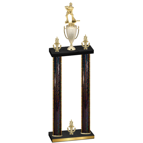 Double Black Glacier Victory Hockey Trophy