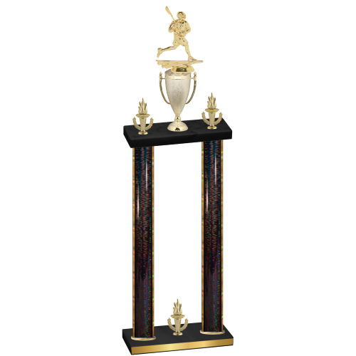 Double Black Glacier Victory Lacrosse Trophy