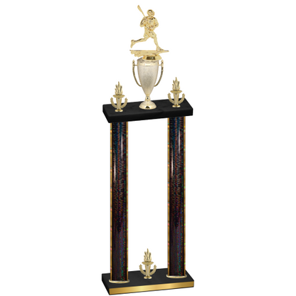 Double Black Glacier Victory Lacrosse Trophy