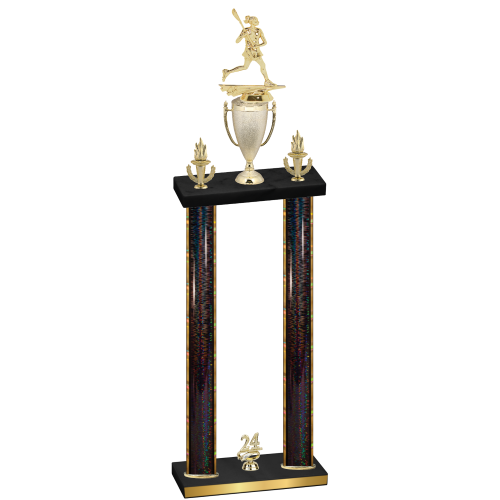 Double Black Glacier Year Lacrosse Trophy