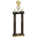 Double Black Glacier Second Place Basketball Trophy