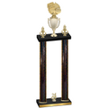 Double Black Glacier Year Basketball Trophy