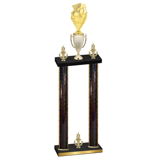 Double Black Glacier Victory Pickleball Trophy