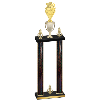 Double Black Glacier Victory Pickleball Trophy
