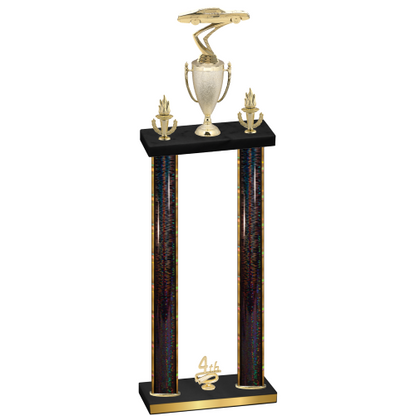 Double Black Glacier Fourth Place Cars Trophy