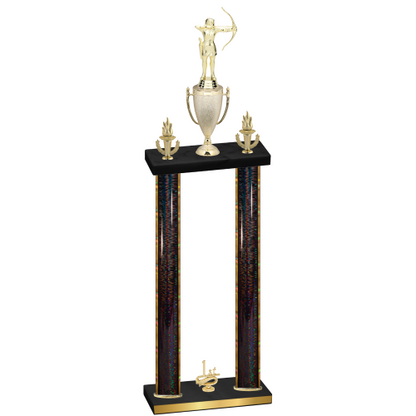 Double Black Glacier First Place Archery Trophy