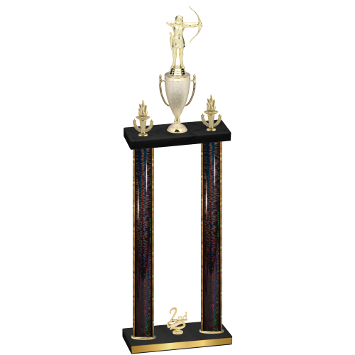 Double Black Glacier Second Place Archery Trophy