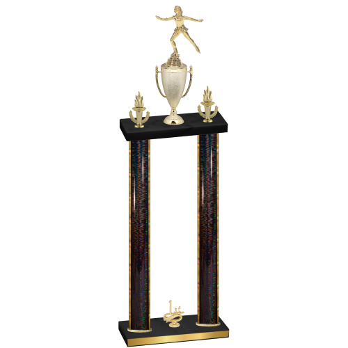 Double Black Glacier First Place Skater Trophy