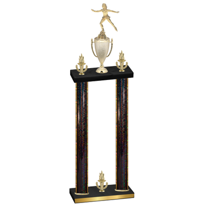 Double Black Glacier Victory Skater Trophy