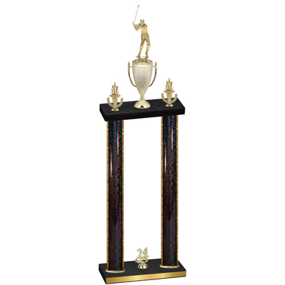 Double Black Glacier Year Golf Trophy