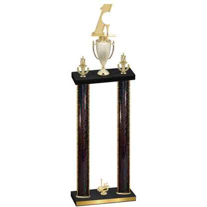 Double Black Glacier First Place Golf Trophy