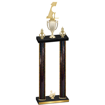 Double Black Glacier Third Place Golf Trophy