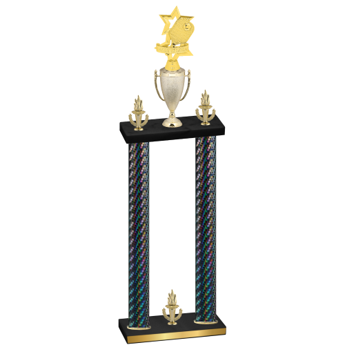 Double Black Carbon Fiber Victory Pickleball Trophy