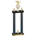 Double Black Carbon Fiber Victory Fishing Trophy