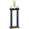 Double Black Carbon Fiber Second Place Academics Trophy