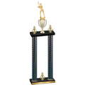 Double Black Carbon Fiber Victory Softball Trophy