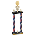 Double Flag USA Year Swimming Trophy