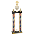 Double Flag USA Victory Insert Trophy