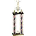 Double Flag USA Victory Cheerleading Trophy