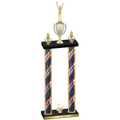 Double Flag USA Second Place Victory Trophy