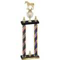 Double Flag USA Victory Horses Trophy