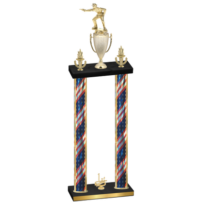 Double Flag USA First Place Shooter Trophy