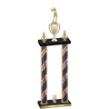 Double Flag USA Year Golf Trophy