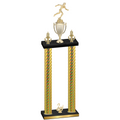 Double Gold Carbon Fiber Second Place Running Trophy