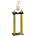 Double Gold Carbon Fiber Third Place Running Trophy