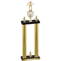 Double Gold Carbon Fiber Victory Wrestling Trophy