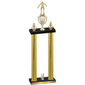 Double Gold Carbon Fiber Year Wrestling Trophy