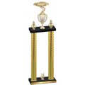 Double Gold Carbon Fiber Year Cars Trophy