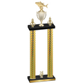 Double Gold Carbon Fiber Year Fishing Trophy