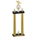 Double Gold Carbon Fiber Victory Fishing Trophy