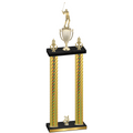 Double Gold Carbon Fiber Year Golf Trophy