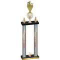 Double Silver Glacier Third Place Rugby Trophy