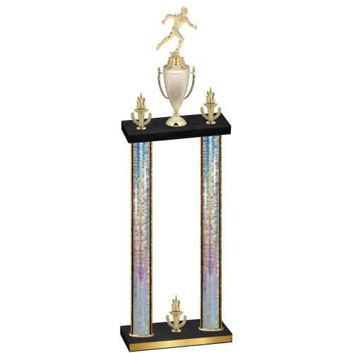 Double Silver Glacier Victory Running Trophy