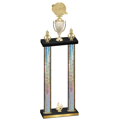Double Silver Glacier Fourth Place Running Trophy