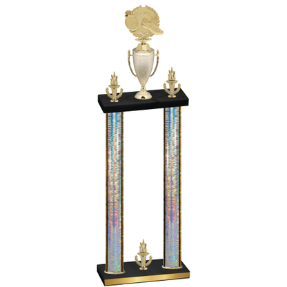 Double Silver Glacier Victory Running Trophy
