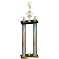 Double Silver Glacier Second Place Tennis Trophy