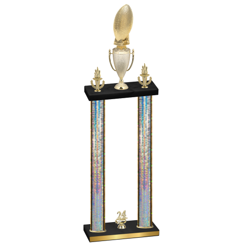 Double Silver Glacier Year Football Trophy