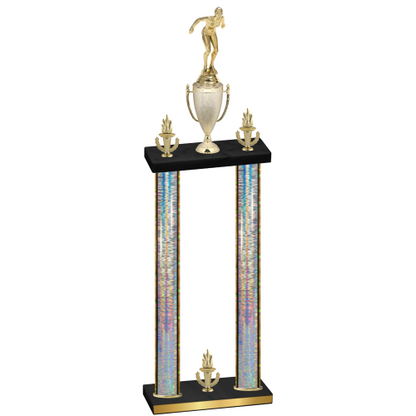 Double Silver Glacier Victory Tennis Trophy