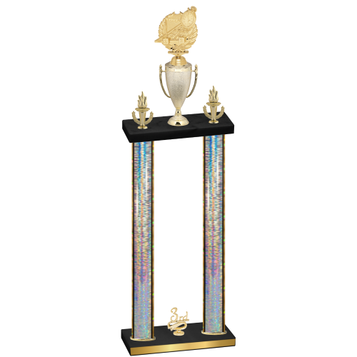 Double Silver Glacier Third Place Swimming Trophy