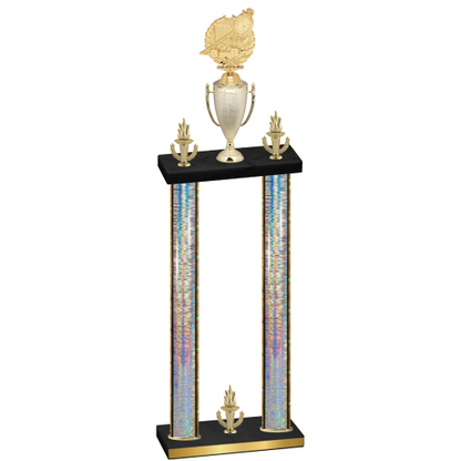 Double Silver Glacier Victory Swimming Trophy